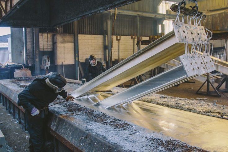 Galvanizing in Sharjah UAE sample 2 — zinc coated steel by Al-Hadaf Metal Coating