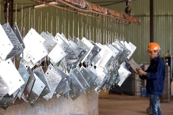 Galvanizing in Sharjah UAE sample 3 — zinc coated steel by Al-Hadaf Metal Coating